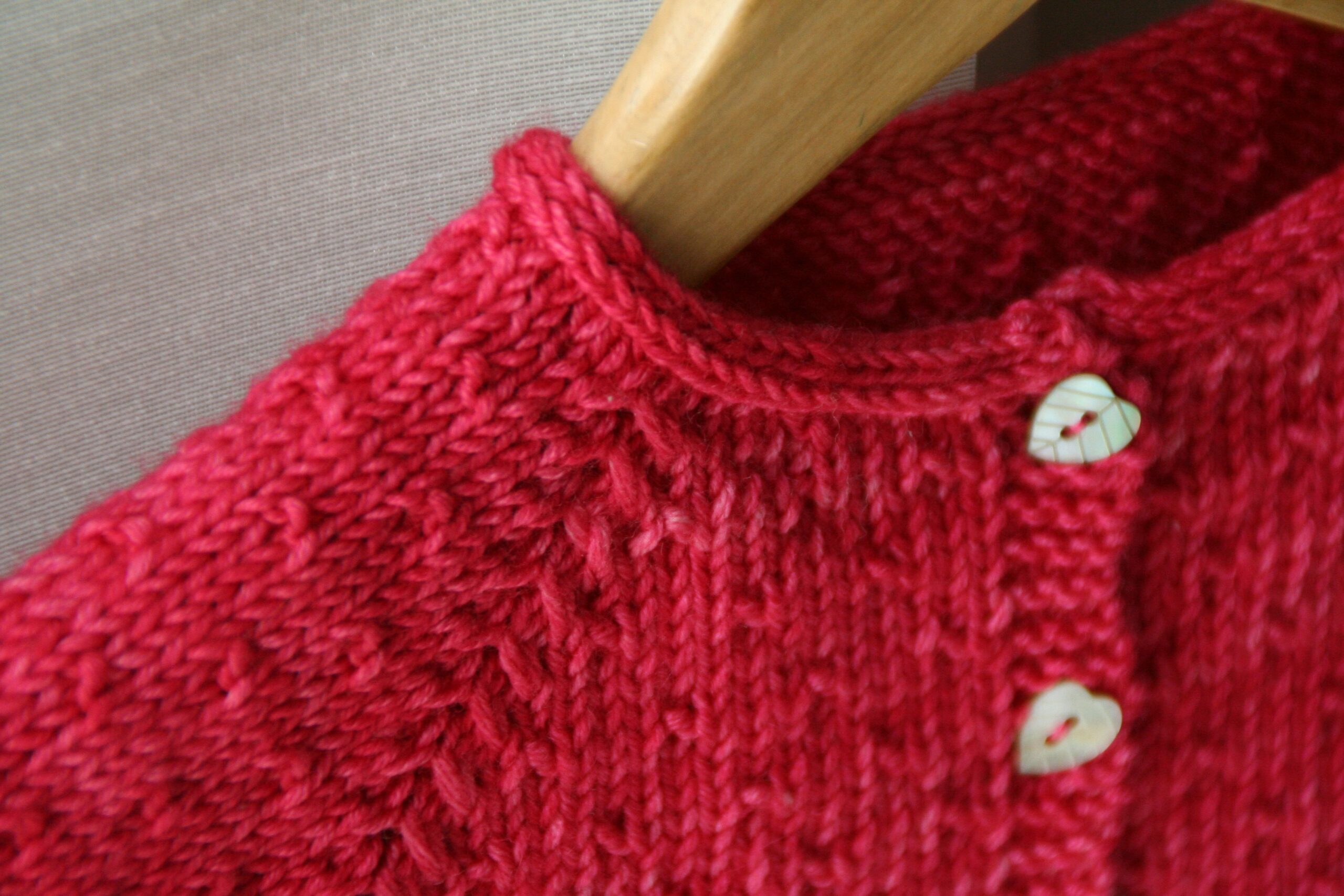 tricoter encolure gilet